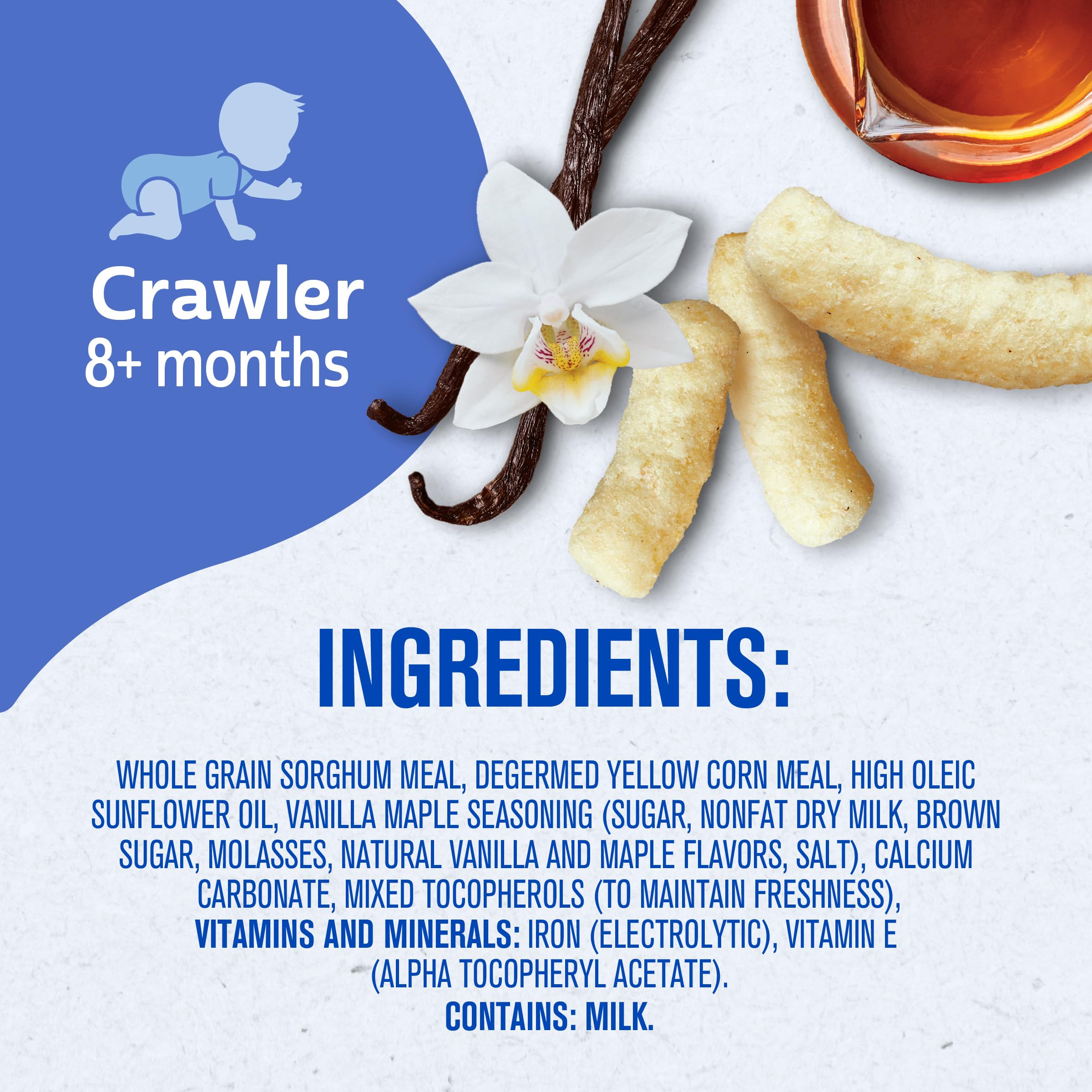 Gerber Snacks for Baby Lil Crunchies, Garden Tomato, 1.48 Ounce (Pack of 6)