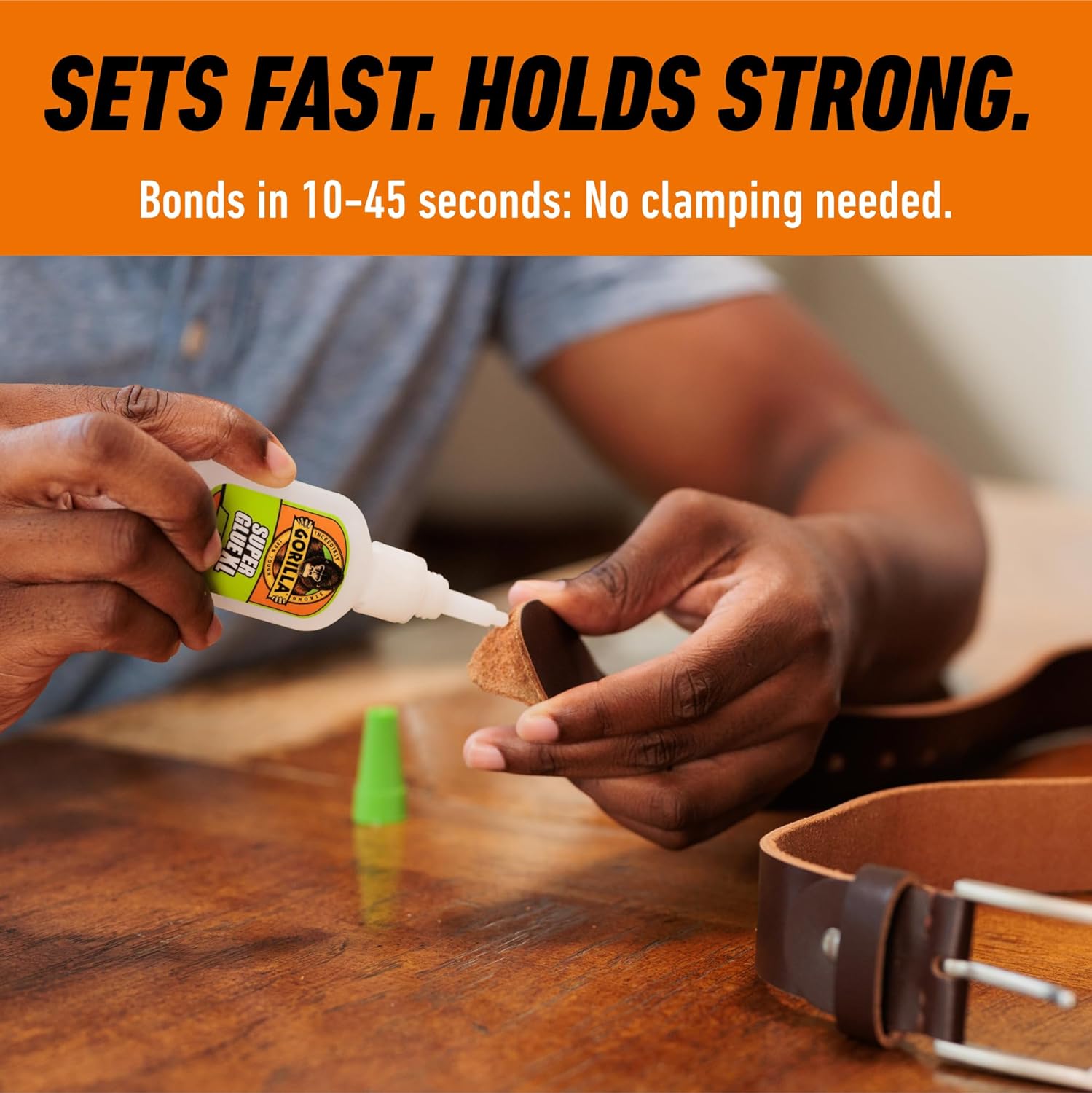 Gorilla Super Glue Gel XL, Clear Glue, 25 Gram (Pack of 1) - All Purpose and Fast Setting for Projects and Repairs