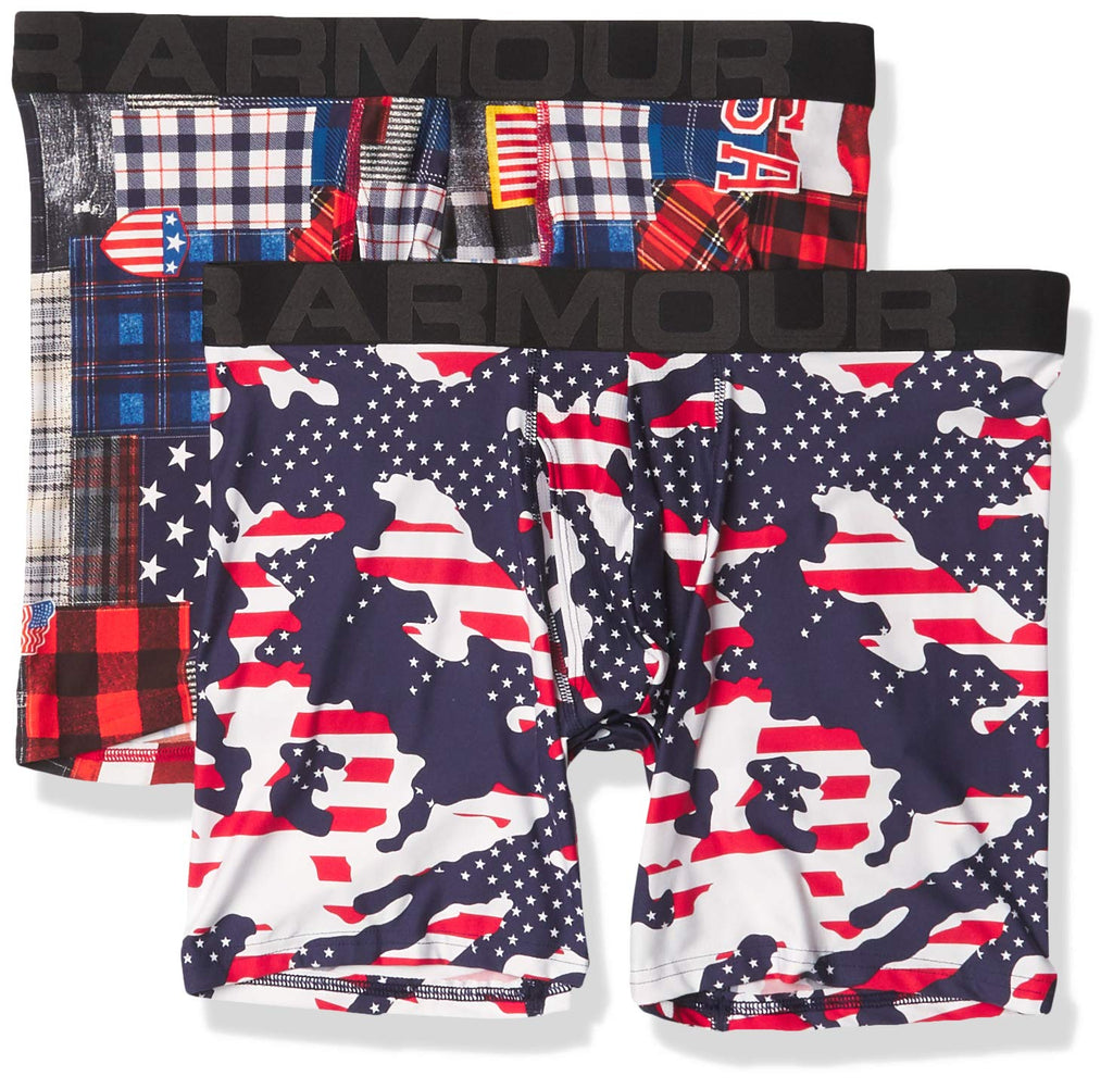 Under Armour Men's Multi-Pack Standard Tech Boxer Brief, 6" Inseam, All-Day Comfort & Ultra-Soft