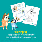 Pampers Training Pants - Easy Ups Boys & Girls Bluey - Size 5T-6T, 84 Count, Children's Potty Underwear (Packaging May Vary)