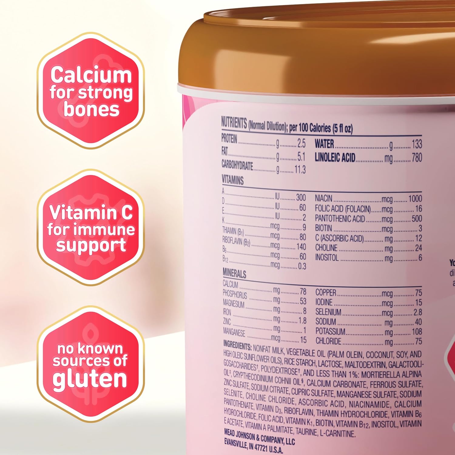 Enfamil A.R. Infant Formula, Clinically Proven to Reduce Reflux & Spit-Up in 1 Week, with Iron, DHA for Brain Development, Probiotics to Support Digestive & Immune Health, Powder Tub, 19.5 Oz