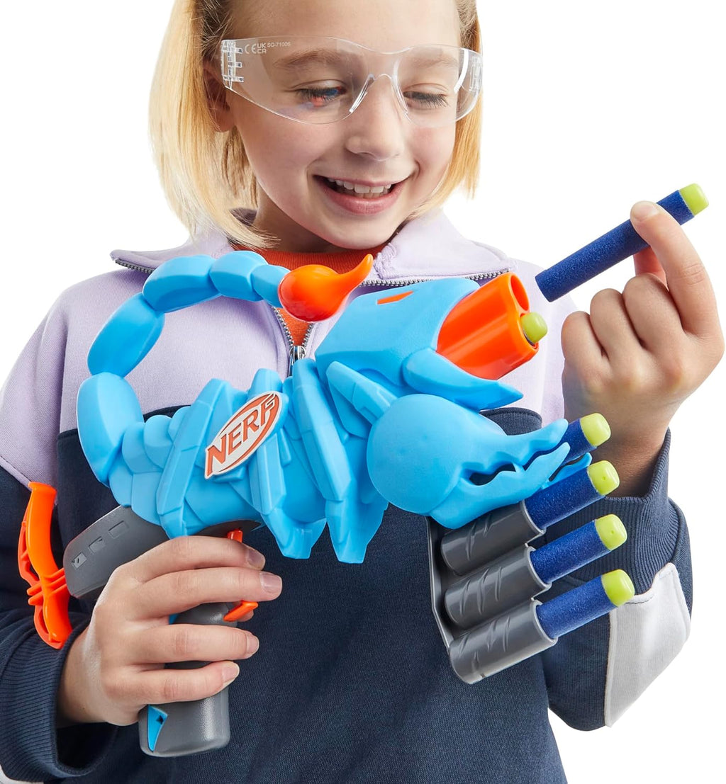 Wild Venompack, Includes 2 Easy Play Nerf Blasters, Scorpion Designs, 20 Nerf Elite Darts, Snake Toys, Ages 6+ (Amazon Exclusive)