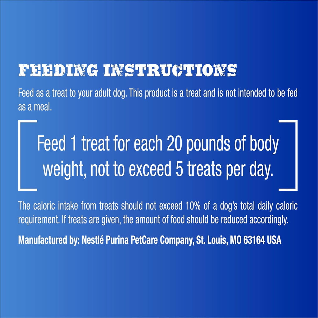 Purina T-Bonz Porterhouse Flavor Steak Shaped Treats for Dogs - 45 oz. Pouch