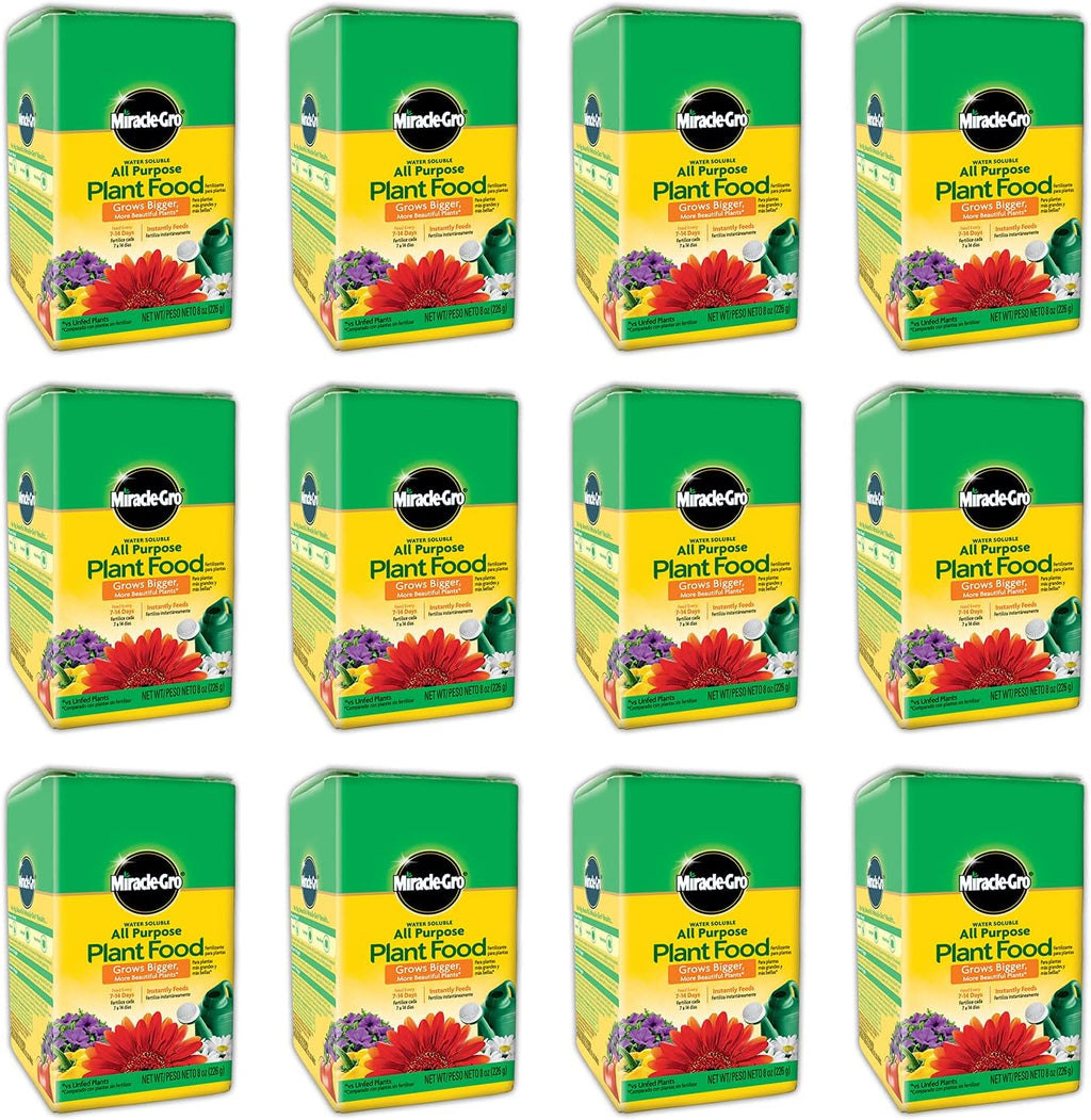 Miracle-Gro Water Soluble All Purpose Plant Food, For All Indoor or Outdoor Plants, Roses, Flowers, Vegetables, Houseplants, Trees, and Shrubs, 1.5 lbs