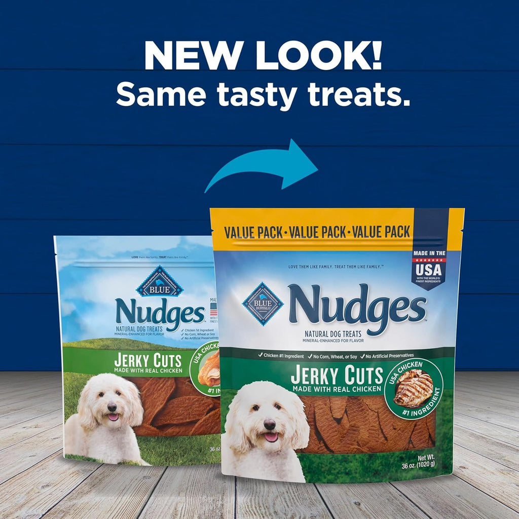 Blue Buffalo Nudges Jerky Cuts Natural Dog Treats Chicken