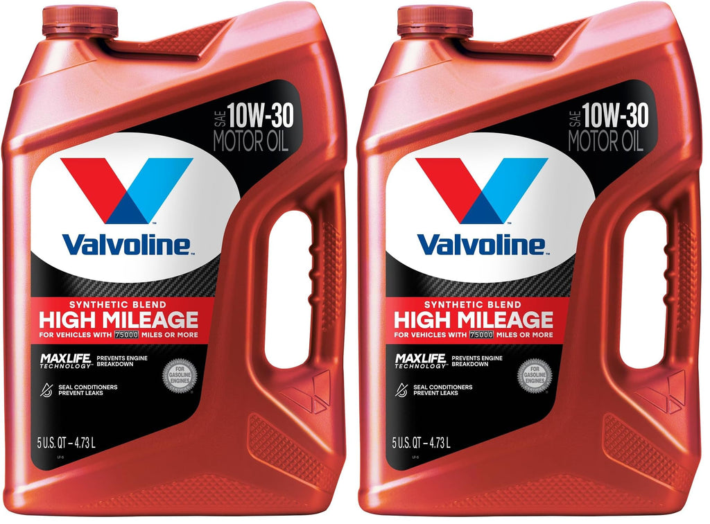 Valvoline High Mileage 150K with Maxlife Plus Technology 5W-30 Motor Oil 5 Quart