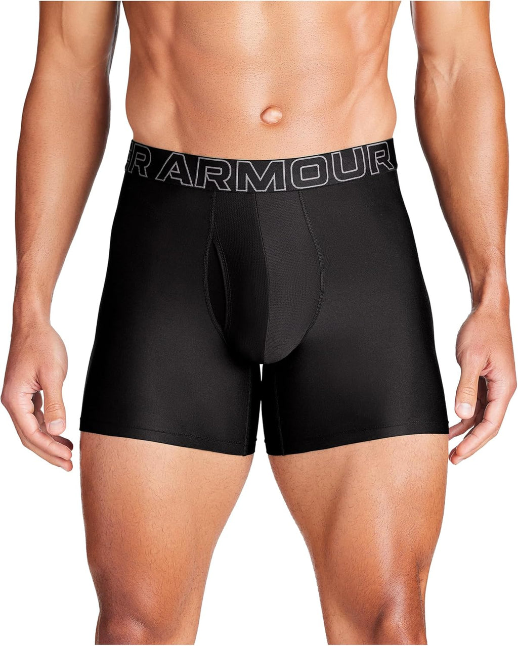Under Armour Men's Multi-Pack Standard Tech Boxer Brief, 6" Inseam, All-Day Comfort & Ultra-Soft