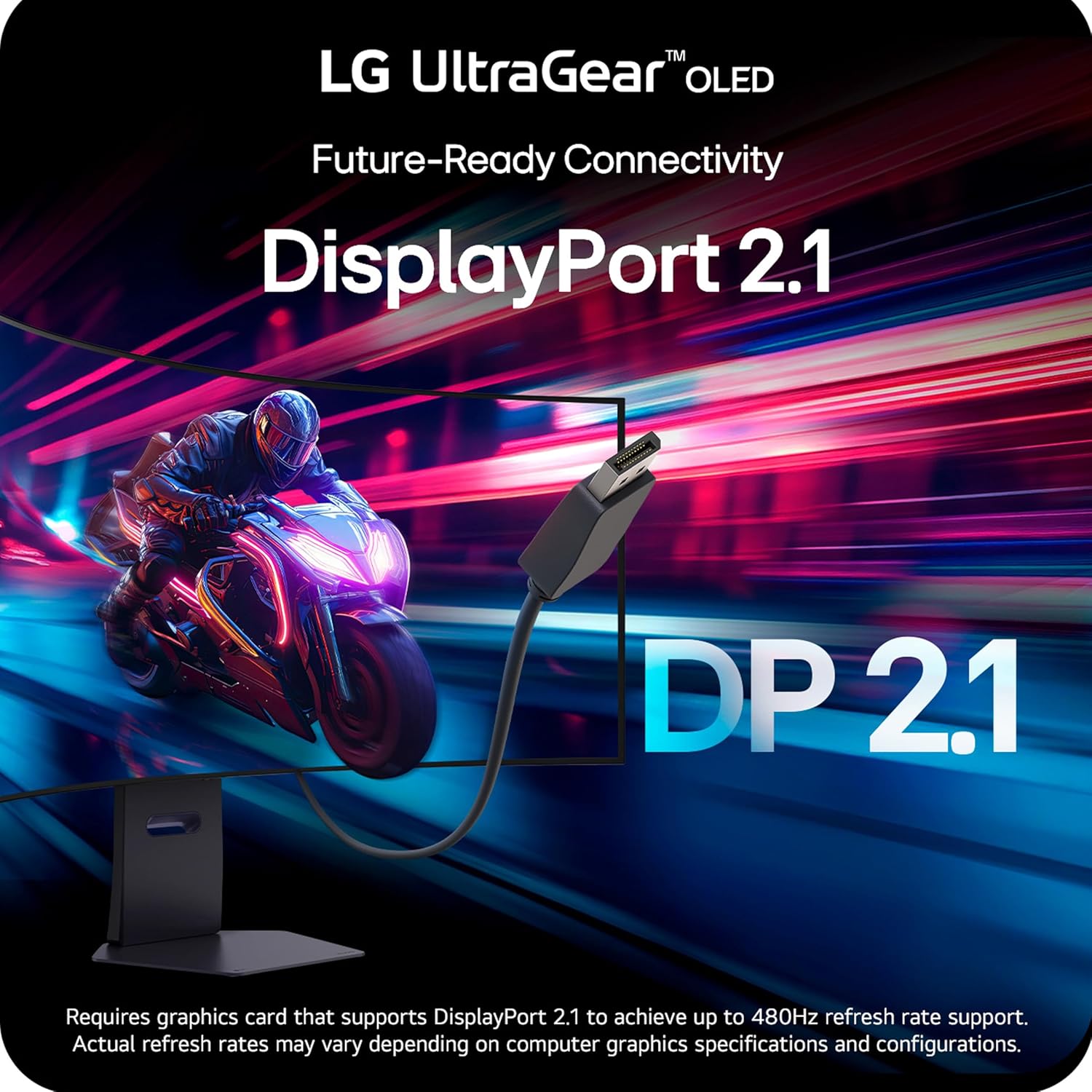 LG 32GX870A-B 32-inch Ultragear 4K UHD (3840 x 2160) OLED Gaming Monitor, Dual-Mode, 240Hz, 0.03ms, NVIDIA, AMD FreeSync Premium Pro, VESA DisplayHDR True Black 400, USB Type-C, DP2.1