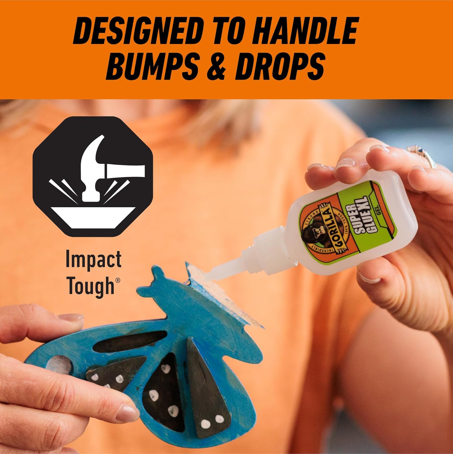 Gorilla Super Glue Gel XL, Clear Glue, 25 Gram (Pack of 1) - All Purpose and Fast Setting for Projects and Repairs