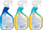 Clorox Disinfecting All-Purpose Cleaner 32 Oz and Disinfecting Bathroom Cleaner, Household Essentials, 30 Oz, Pack of 3