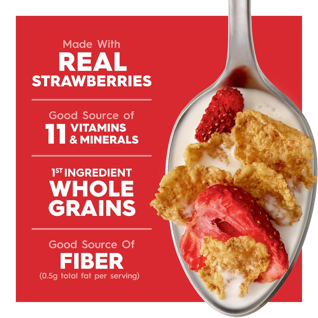 Kellogg's Special K Red Berries Breakfast Cereal, Good Source of Fiber, Giant Size, 19.2 oz