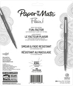 Paper Mate Felt Tip Pens, Flair Marker Pens, Medium Point, Assorted, 24 Count - Home, Office, Back to School, Teacher Supplies