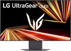LG 32GX870A-B 32-inch Ultragear 4K UHD (3840 x 2160) OLED Gaming Monitor, Dual-Mode, 240Hz, 0.03ms, NVIDIA, AMD FreeSync Premium Pro, VESA DisplayHDR True Black 400, USB Type-C, DP2.1
