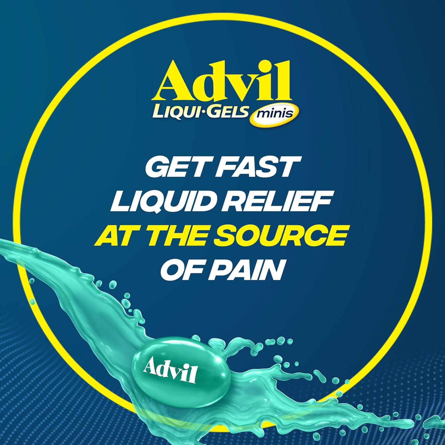 Advil Liqui-Gels Minis Pain Reliever and Fever Reducer, Pain Medicine for Adults with Ibuprofen 200mg for Pain Relief - 80 Liquid Filled Capsules
