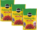Miracle-Gro Potting Mix, For Container Plants, Flowers, Vegetables, Shrubs, Annuals, Perennials, Feeds up to 6 Months, 8 qt., 2-Pack