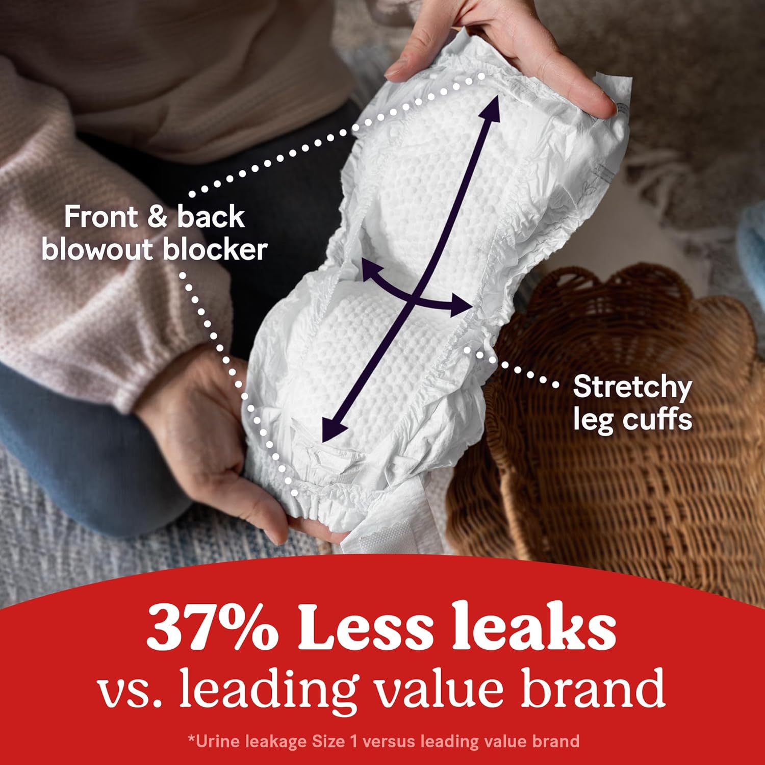 Huggies Size 5 Diapers, Little Snugglers Baby Diapers, Size 5 (27+ lbs), 132 Count (2 Packs of 66), Packaging May Vary