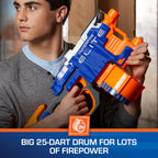Nerf HyperFire Motorized Elite Blaster, 25-Dart Drum, Fires Up to 5 Darts Per Second, Includes 25 Official Elite Darts (Amazon Exclusive)