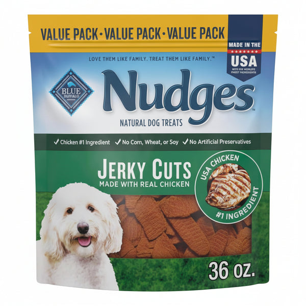 Blue Buffalo Nudges Jerky Cuts Natural Dog Treats Chicken