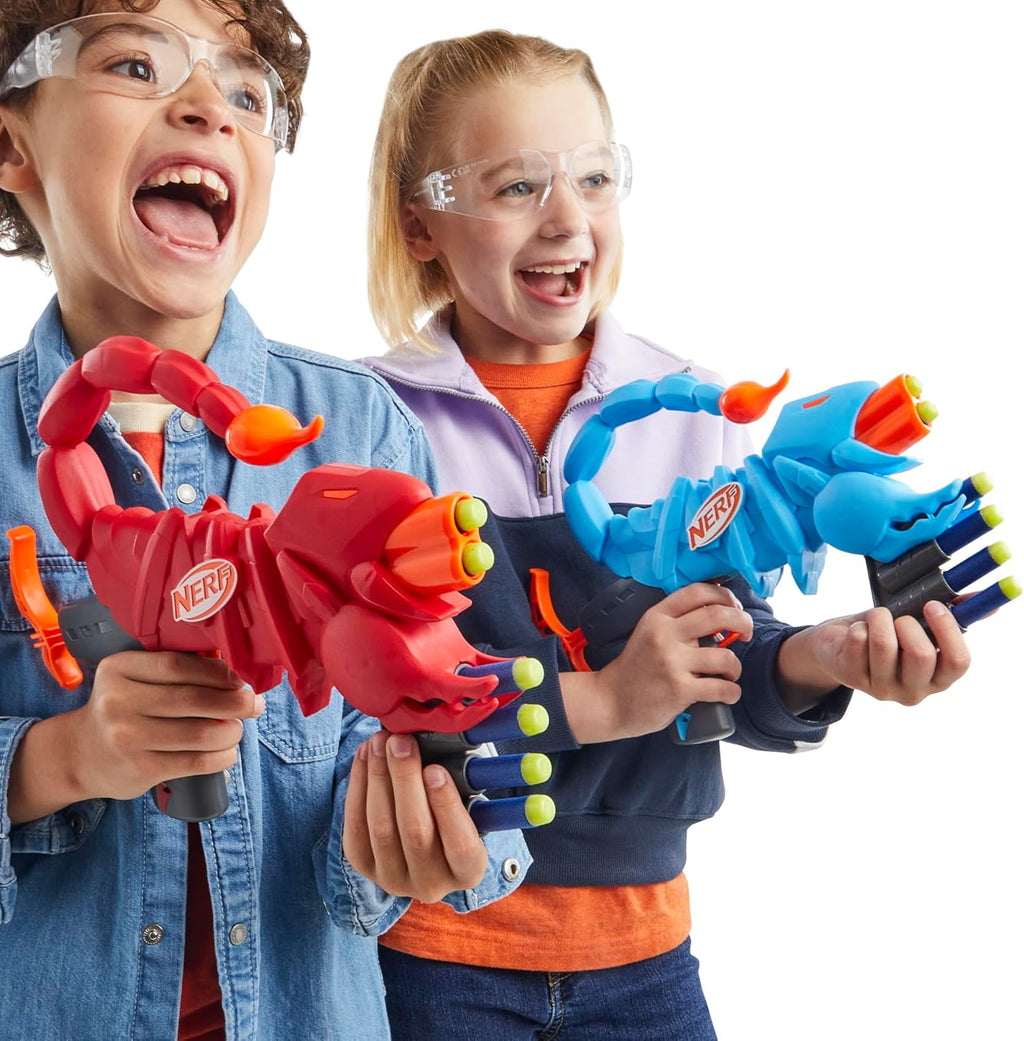 Wild Venompack, Includes 2 Easy Play Nerf Blasters, Scorpion Designs, 20 Nerf Elite Darts, Snake Toys, Ages 6+ (Amazon Exclusive)