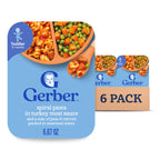 Gerber Toddler Food, Spaghetti Rings in Meat Sauce, Mealtime for Toddler, 6PK