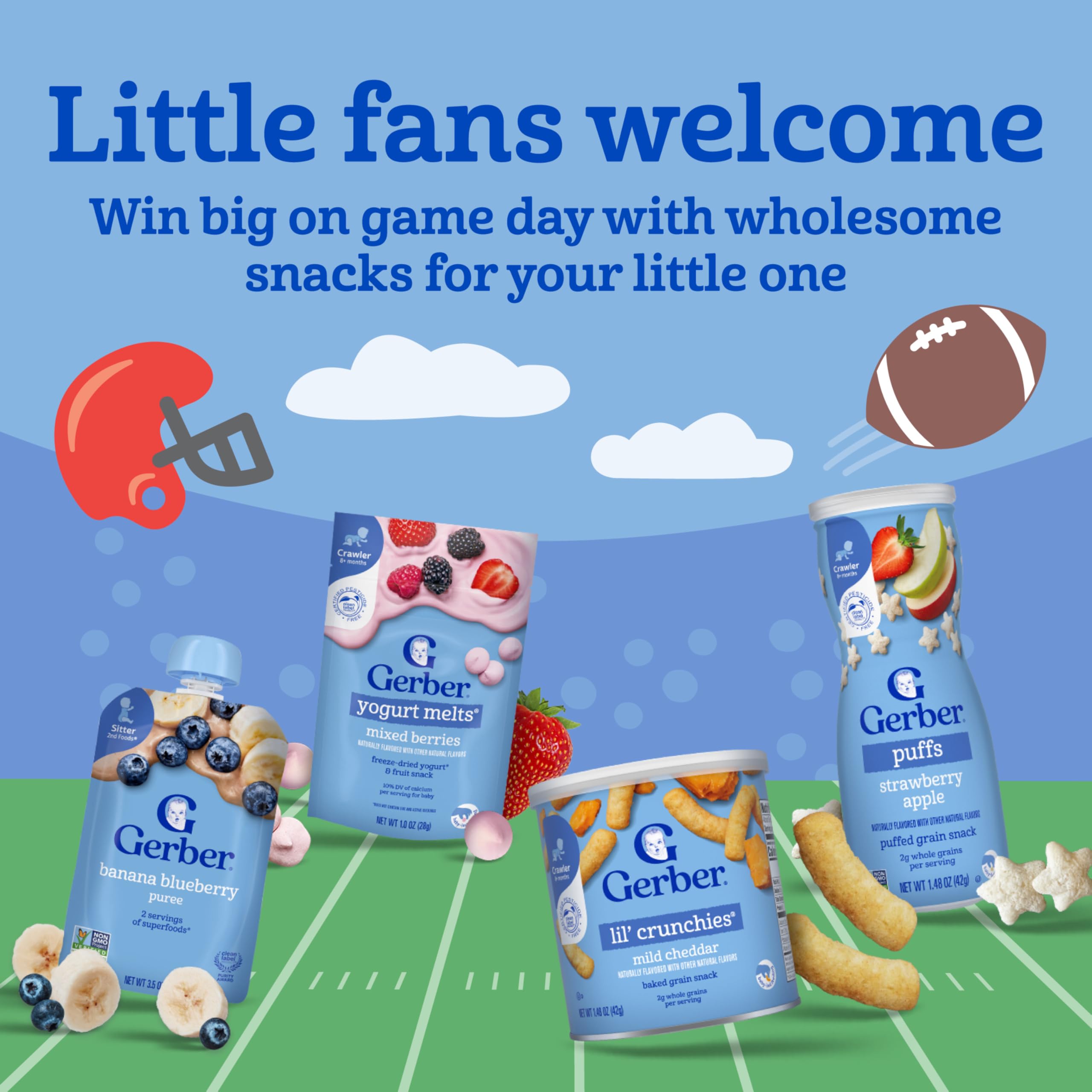 Gerber Snacks for Baby Lil Crunchies, Garden Tomato, 1.48 Ounce (Pack of 6)