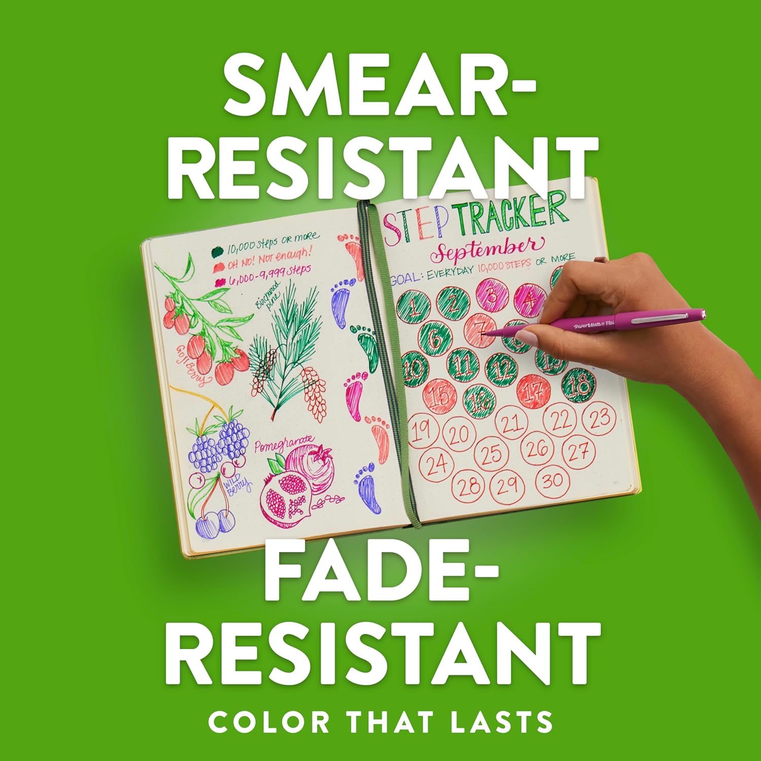 Paper Mate Flair Felt Tip Pens, Medium Point (0.7mm), Assorted Colors, 12 Count - For Arts & Crafts, Note-Taking, Journaling, School Supplies for Teachers & Students