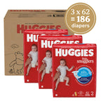 Huggies Size 1 Diapers, Little Snugglers Diapers, Size 1 (8-14 lbs), 198 Count (6 Packs of 33), Packaging May Vary