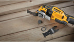DEWALT 20V MAX XR Oscillating Tool Kit with Blades, 3 Speed Cordless Brushless Multitool, Up to 20,000 OPM, LED Light, Battery and Charger Included (DCS356C1)