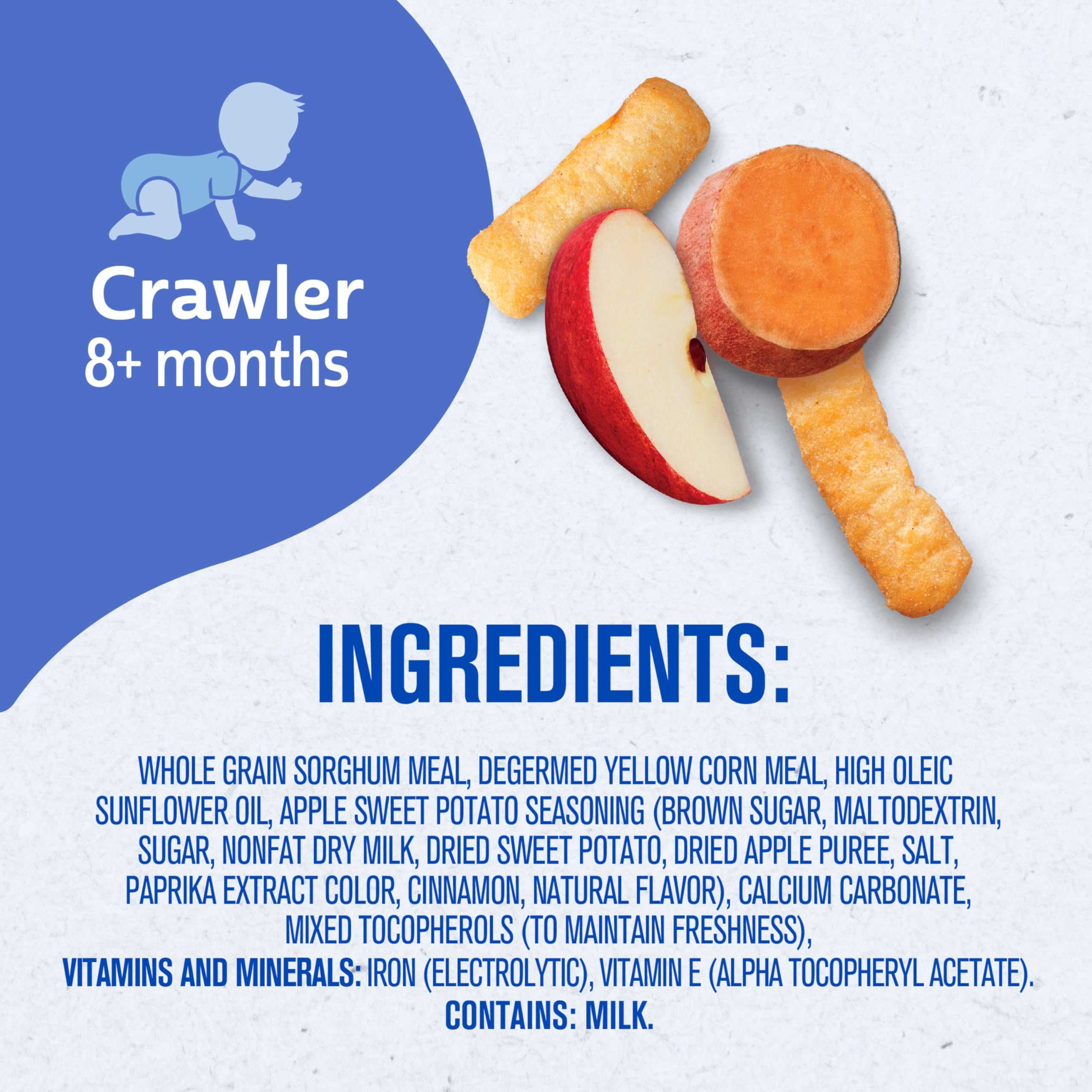 Gerber Snacks for Baby Lil Crunchies, Garden Tomato, 1.48 Ounce (Pack of 6)