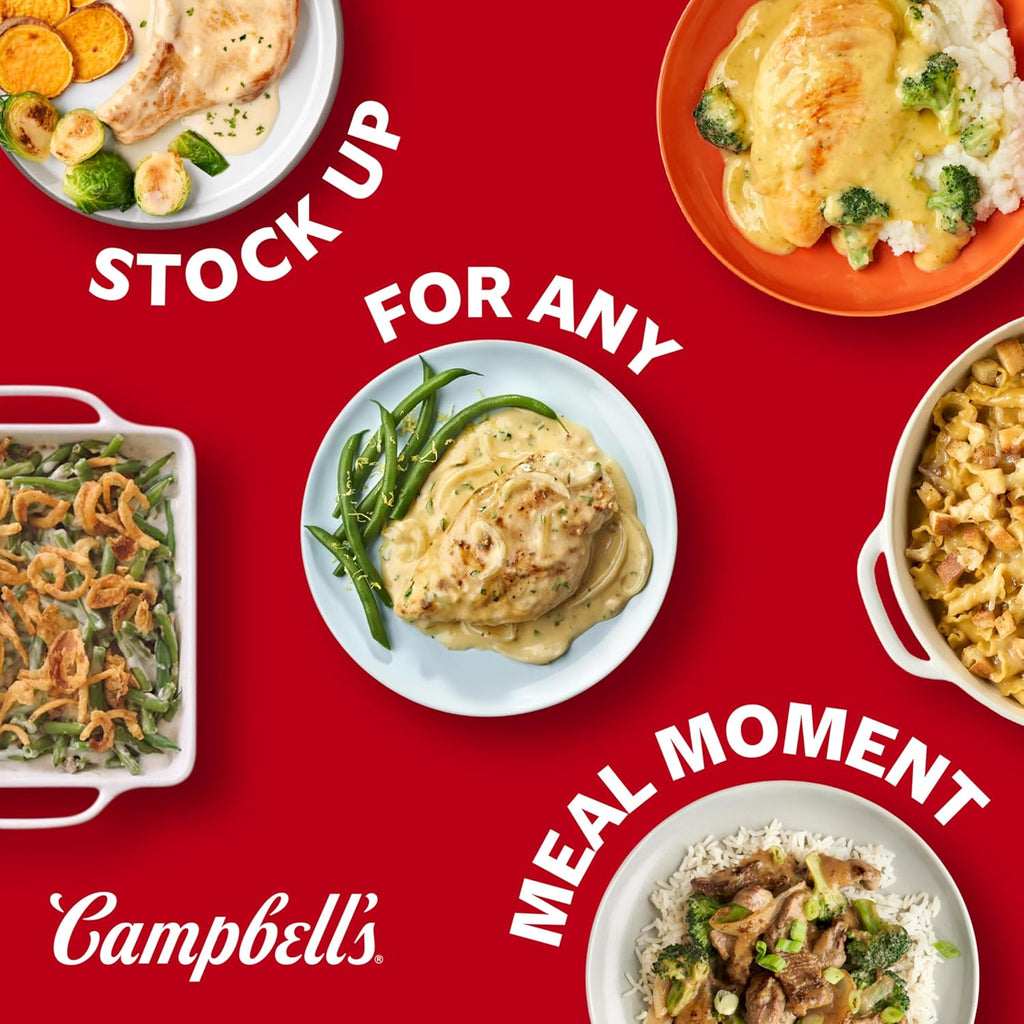 Campbell's Condensed Golden Mushroom Soup, 10.5 oz Can (12 Pack)