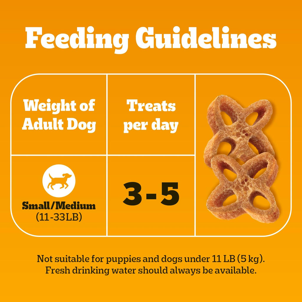 Pedigree Dentastix Chewy Chunx Small & Medium Dog Treats Chicken Flavor, 13.5 oz. Bag