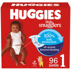 Huggies Size 1 Diapers, Little Snugglers Diapers, Size 1 (8-14 lbs), 198 Count (6 Packs of 33), Packaging May Vary