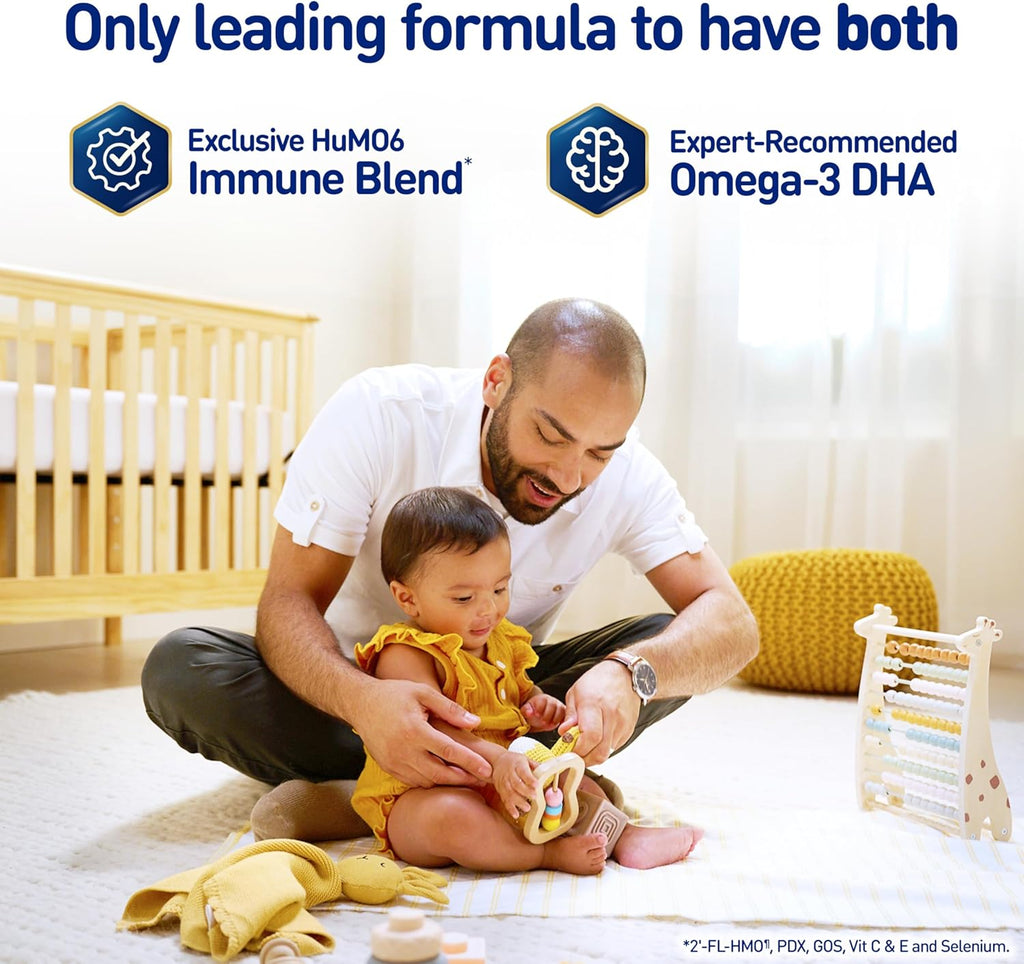 Enfamil NeuroPro Baby Formula, Triple Prebiotic Immune Blend with 2'FL HMO & Expert Recommended Omega-3 DHA, Inspired by Breast Milk, Non-GMO, Reusable Tub, 20.7 Oz (Packaging May Vary)