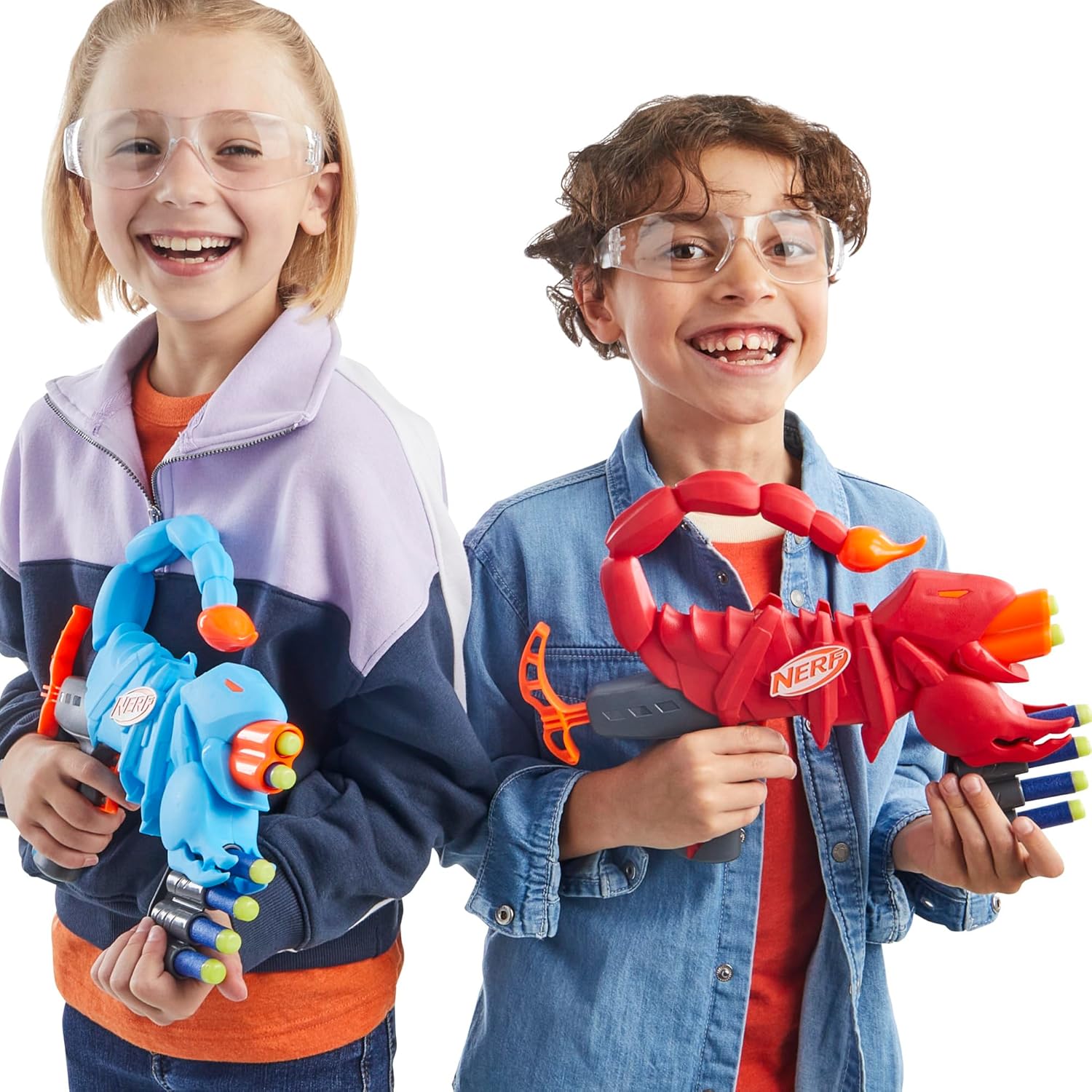 Wild Venompack, Includes 2 Easy Play Nerf Blasters, Scorpion Designs, 20 Nerf Elite Darts, Snake Toys, Ages 6+ (Amazon Exclusive)