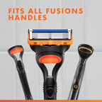Gillette Fusion5 Razor Blade Refills for men- 12 Count – 5-Bladed with Lubrication Strip and Precision Trimmer
