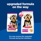 Hill's Science Diet Small & Mini, Adult 1-6, Small & Mini Breeds Premium Nutrition, Dry Dog Food, Chicken & Brown Rice, 4.5 lb Bag