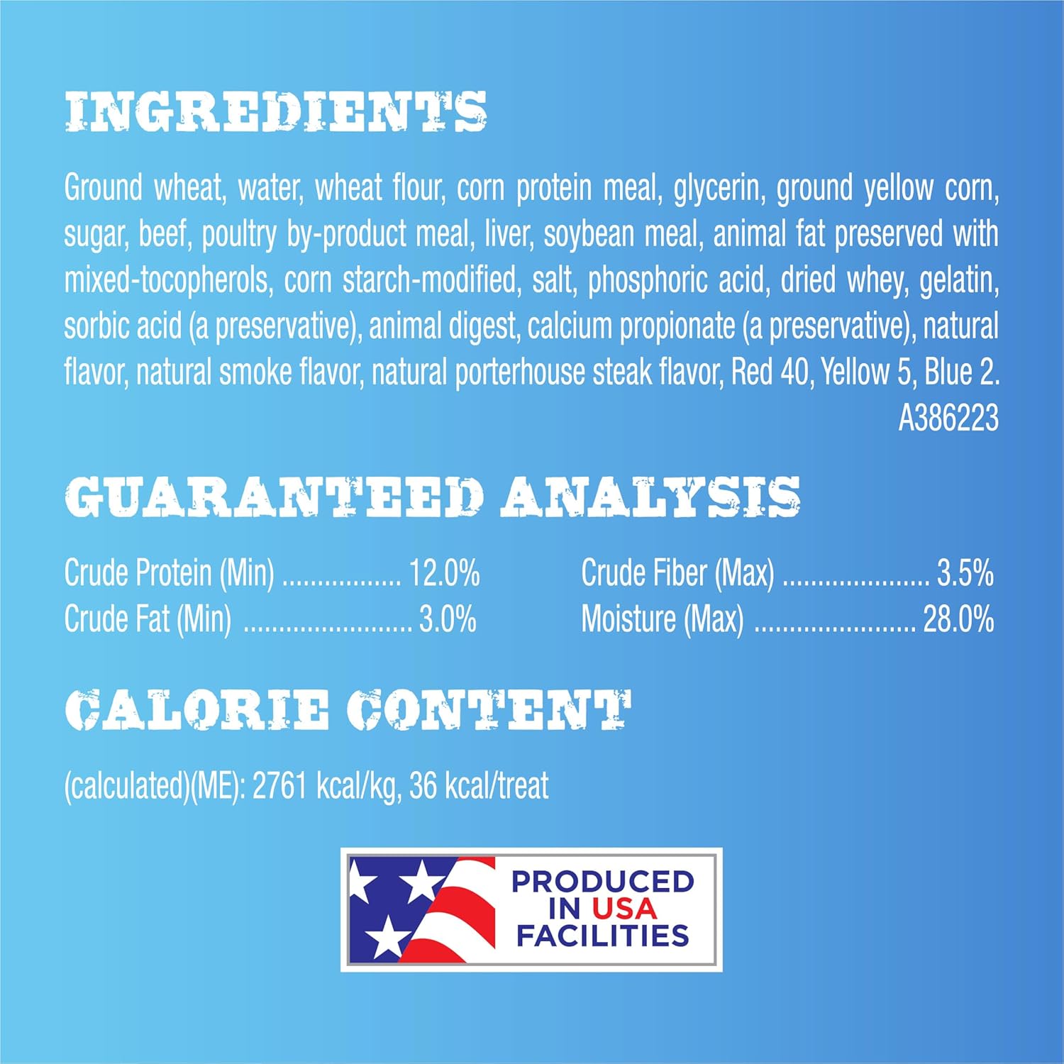 Purina T-Bonz Porterhouse Flavor Steak Shaped Treats for Dogs - 45 oz. Pouch