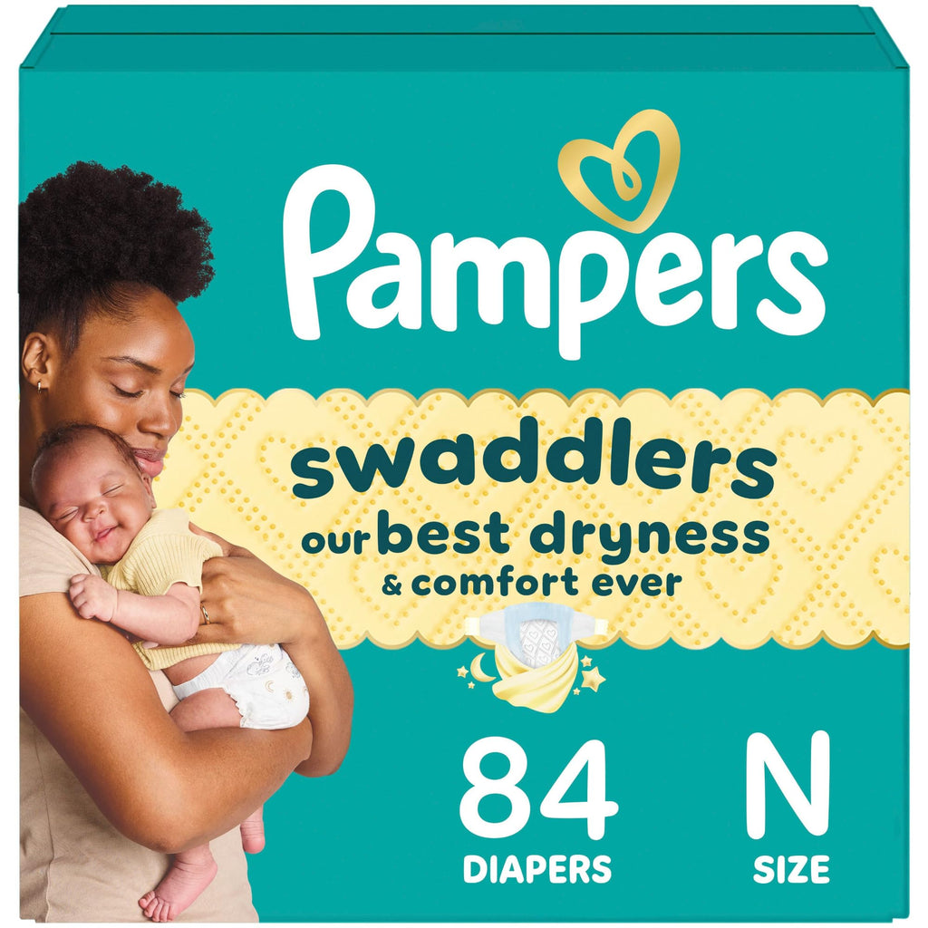 Pampers Swaddlers Diapers, Size 5 (20-37 lbs), 132 Count, Absorbent, Keeps Baby Dry and Comfortable, Skin Safe Disposable Baby Diaper (Packaging May Vary)