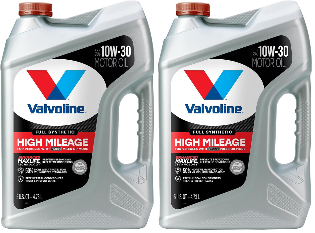 Valvoline High Mileage 150K with Maxlife Plus Technology 5W-30 Motor Oil 5 Quart