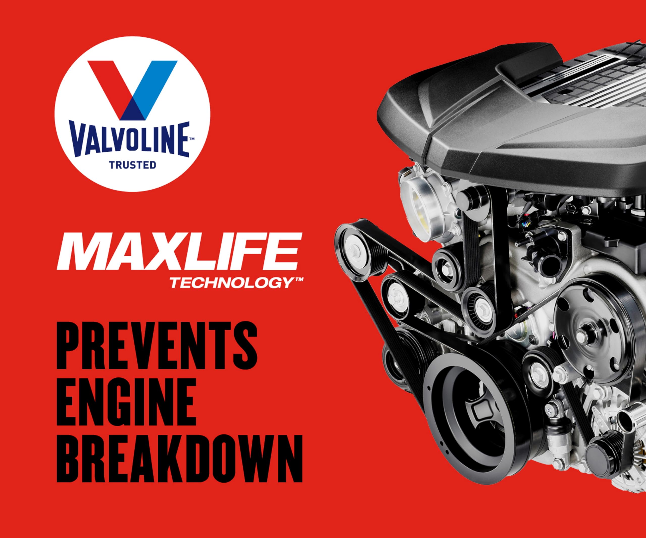 Valvoline High Mileage 150K with Maxlife Plus Technology 5W-30 Motor Oil 5 Quart