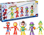 Spidey and his Amazing Friends Hasbro Marvel, Friends & Foes Pack, 5 Action Figures, 4-Inch, Preschool Super Hero Toys for Kids Ages 3 and Up (Amazon Exclusive)