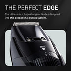Panasonic Cordless Beard Trimmer for Men with Precision Dial, 19 Adjustable Length Settings, Rechargeable Battery, Washable - ER-GB42-K (Black)