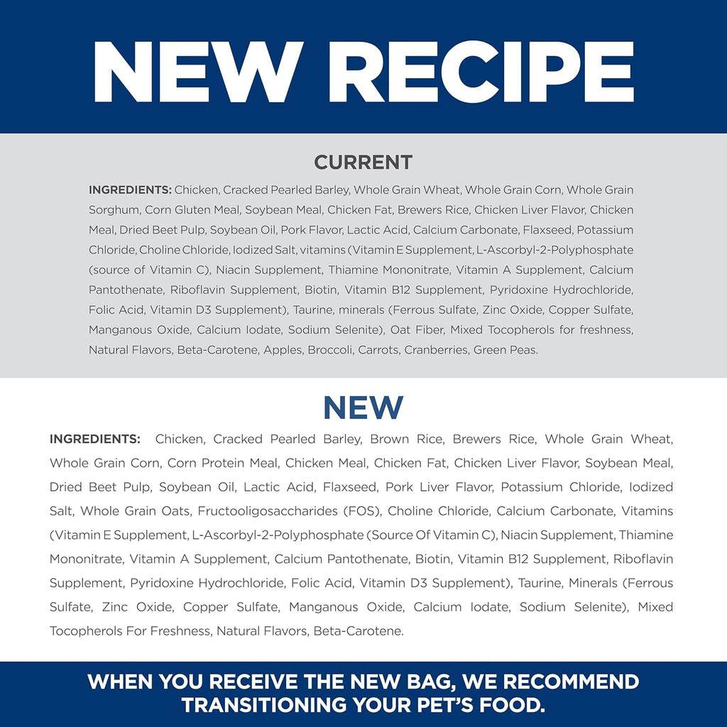 Hill's Science Diet Large Breed Adult Dry Dog Food 1-5, Quality Protein for Joint Support & Lean Muscles, Chicken & Barley, 35 lb. Bag