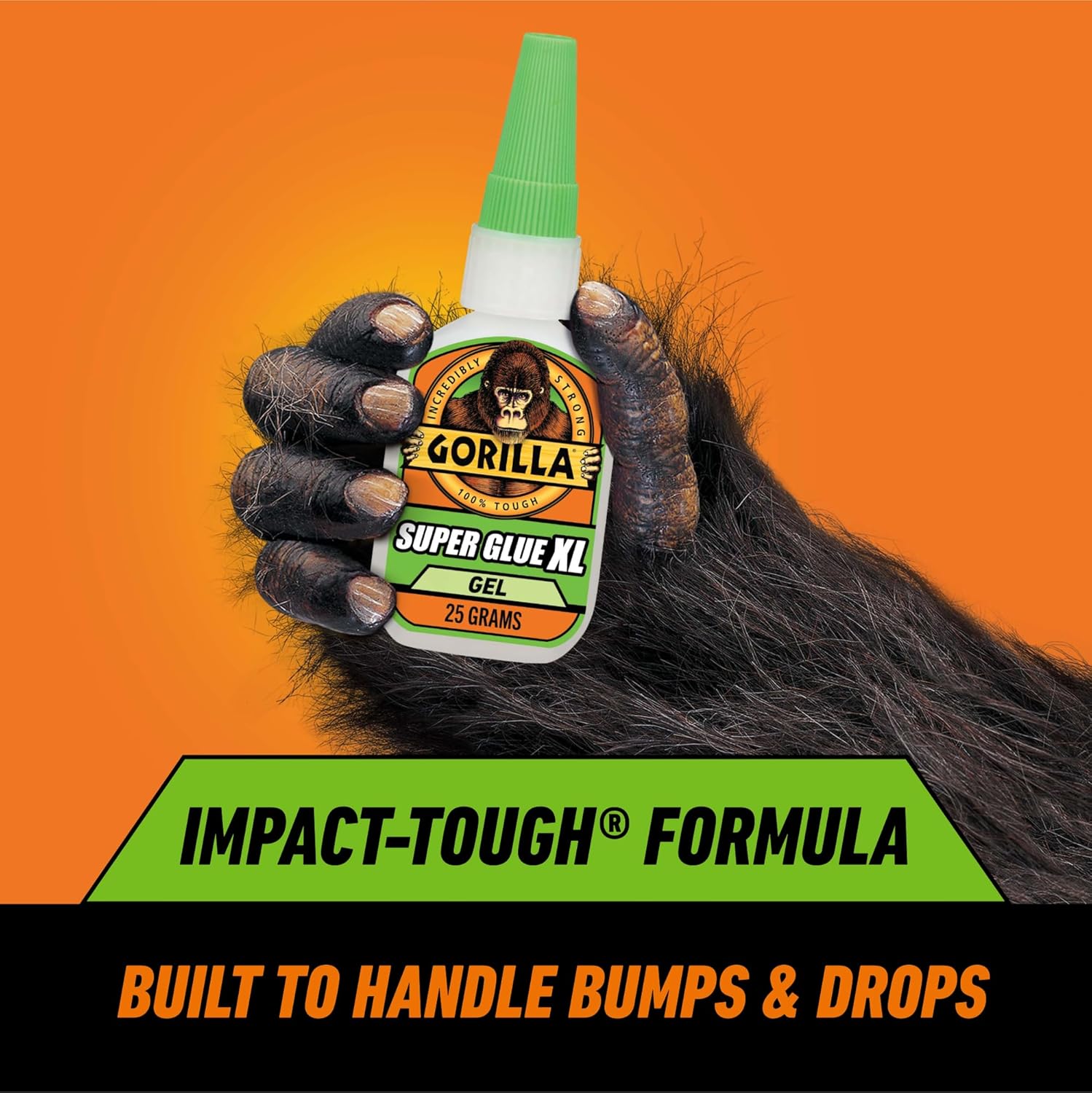 Gorilla Super Glue Gel XL, Clear Glue, 25 Gram (Pack of 1) - All Purpose and Fast Setting for Projects and Repairs