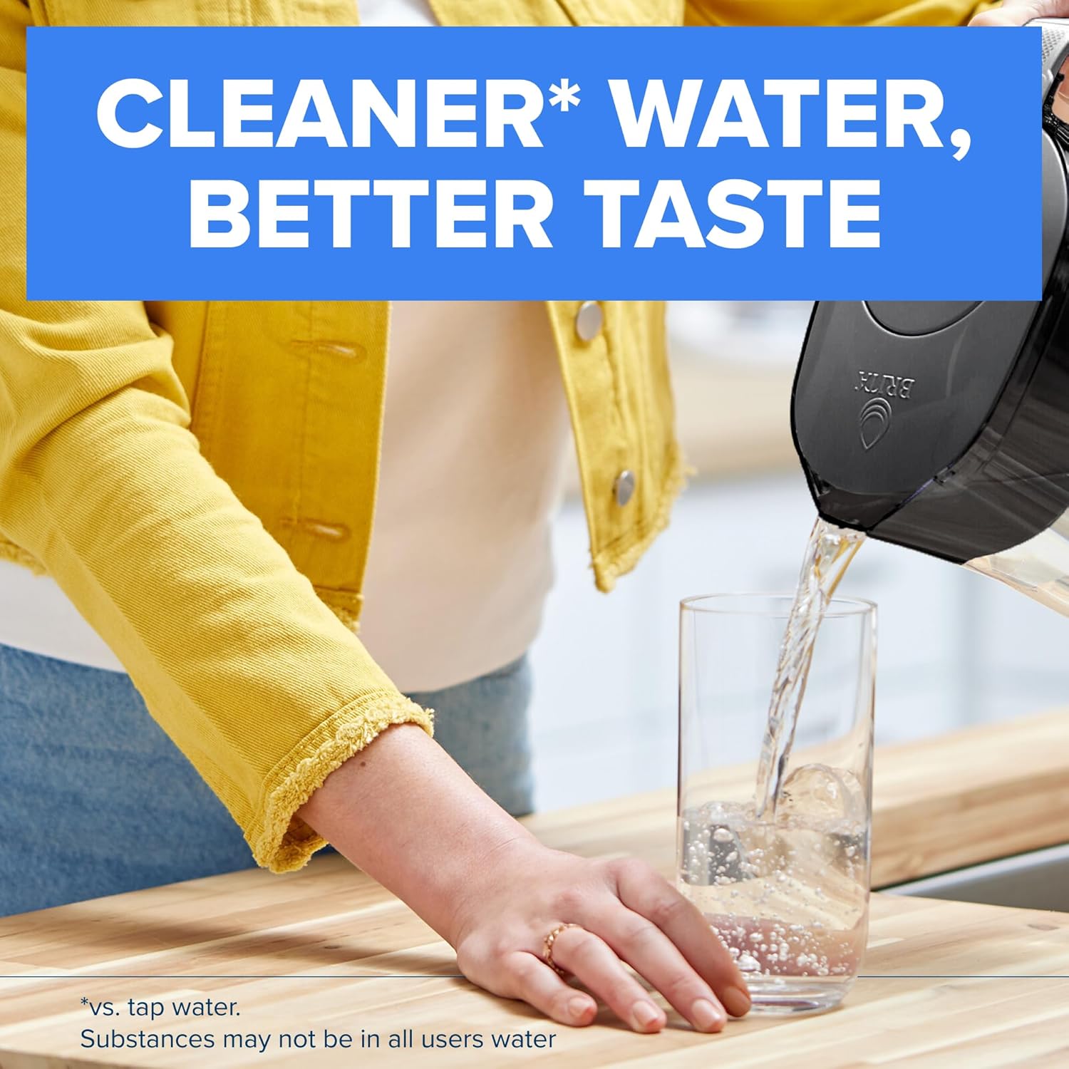 Brita Water Pitcher, Everyday Elite Filter, Removes 99% of Lead, Includes 1 Filter, 10-Cup Capacity, White