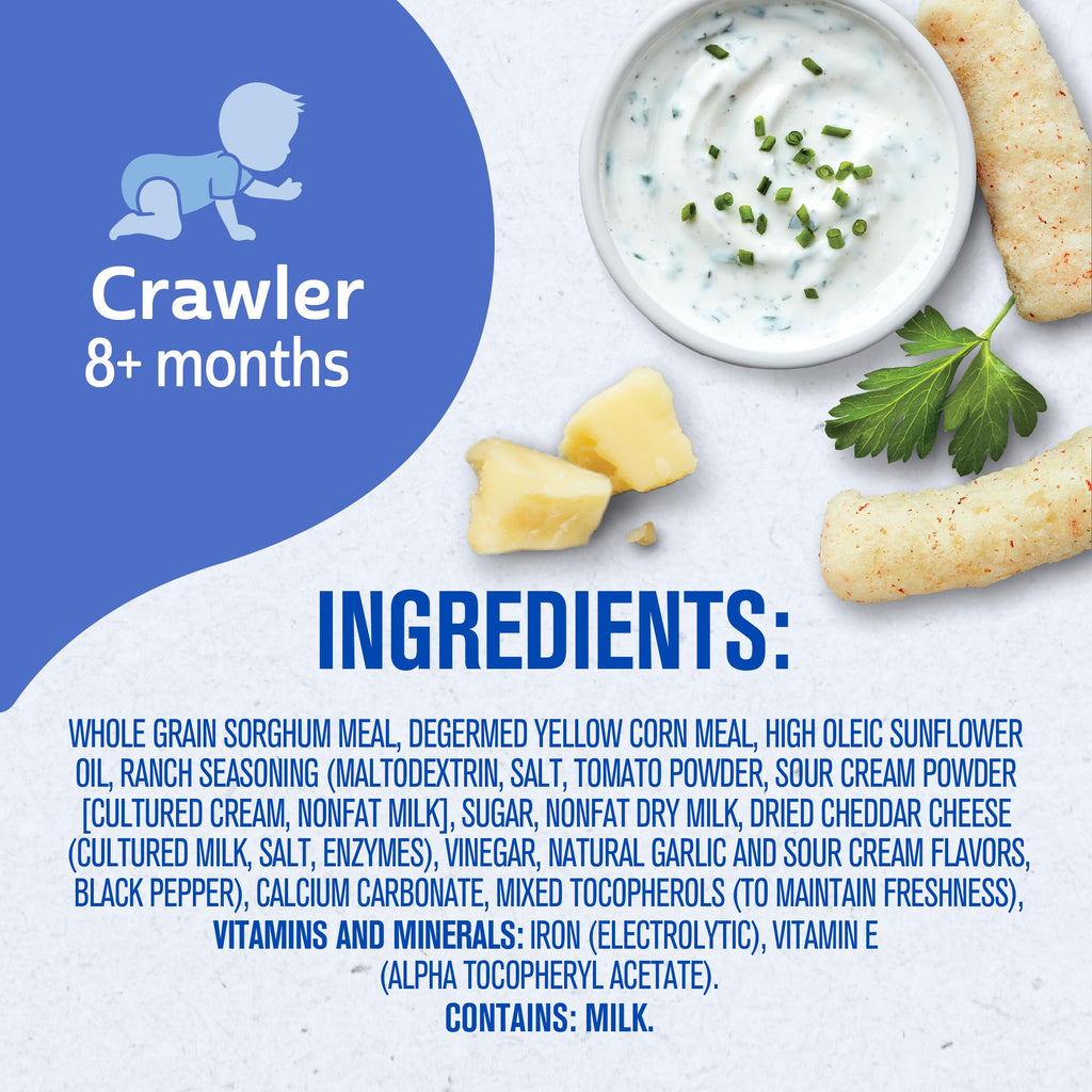 Gerber Snacks for Baby Lil Crunchies, Garden Tomato, 1.48 Ounce (Pack of 6)