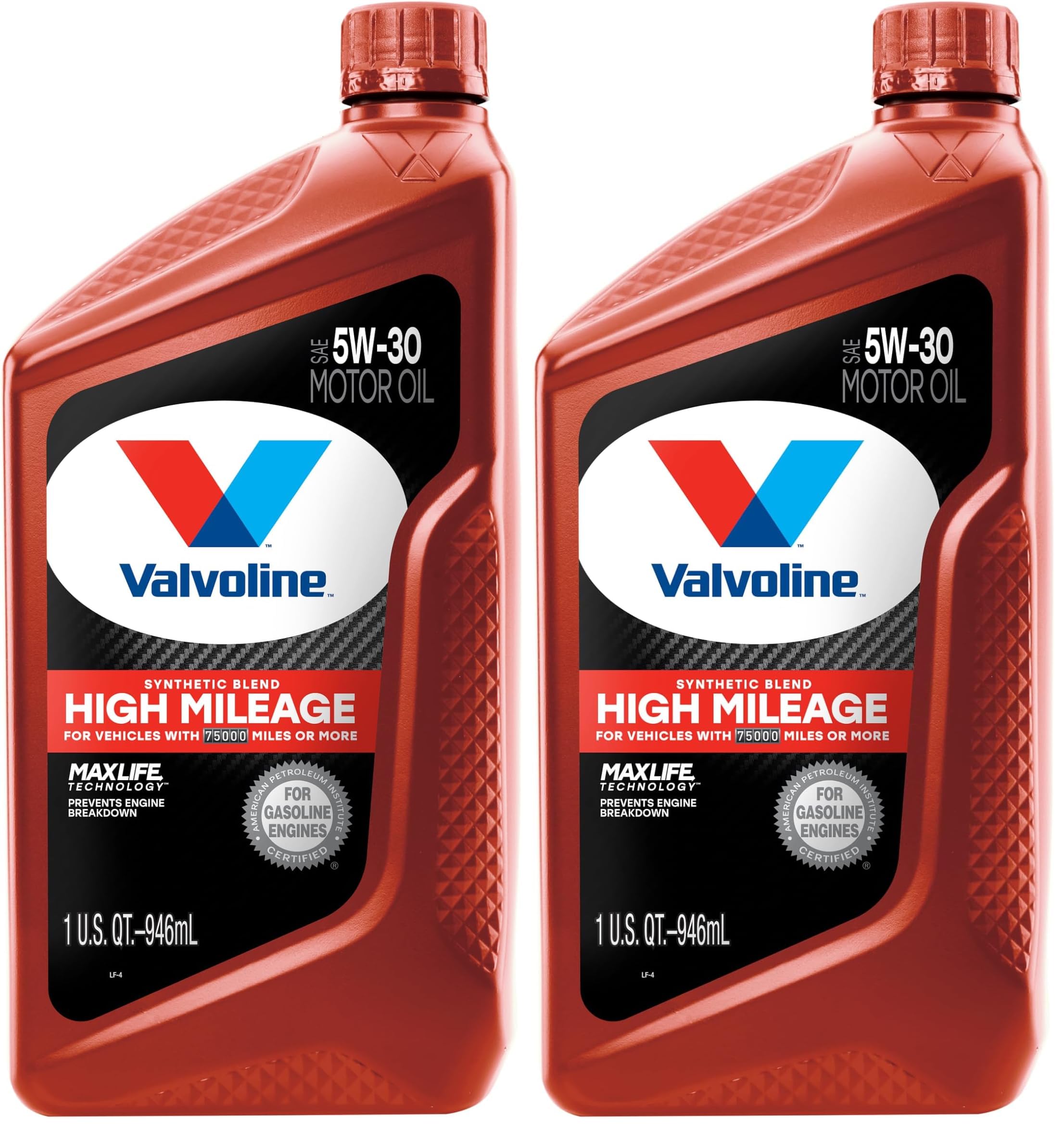 Valvoline High Mileage 150K with Maxlife Plus Technology 5W-30 Motor Oil 5 Quart