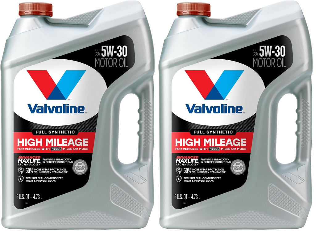 Valvoline High Mileage 150K with Maxlife Plus Technology 5W-30 Motor Oil 5 Quart