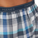 Hanes Men's Underwear Boxers Pack, Cool & Breathable Cotton Underwear, Moisture-Wicking Boxers for Men