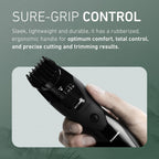 Panasonic Cordless Beard Trimmer for Men with Precision Dial, 19 Adjustable Length Settings, Rechargeable Battery, Washable - ER-GB42-K (Black)